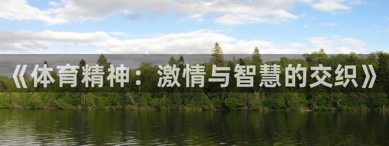 ug环球官网：《体育精神：激情与智慧的交织》