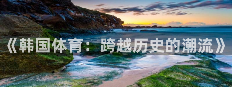 ug环球官网：《韩国体育：跨越历史的潮流》
